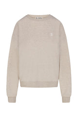 Oversized Crewneck Sweatshirt - Oatmeal