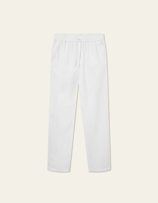 Patrick Linen Pants - White