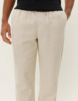 Patrick Linen Pants - Light Sand