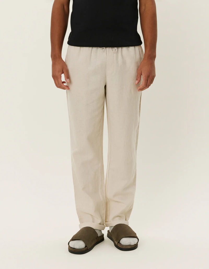 Patrick Linen Pants - Light Sand