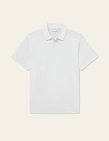 Pique Polo - White