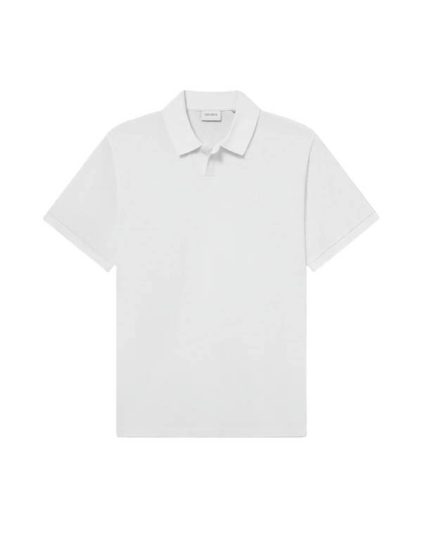 Pique Polo - White