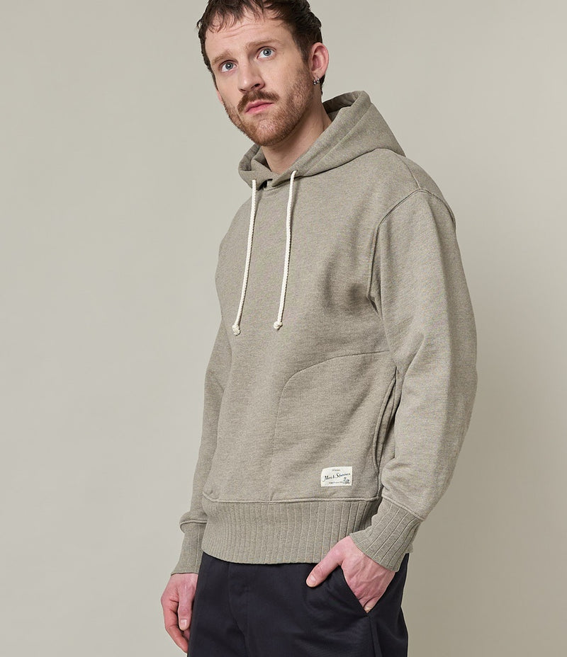 Relaxed Hoodie - Grey Melange