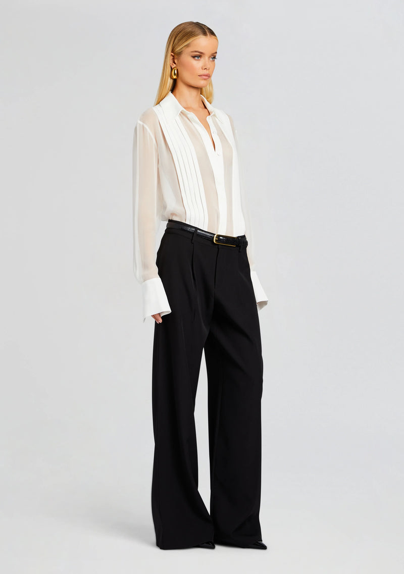 Meghan Panella Silk Blouse - White