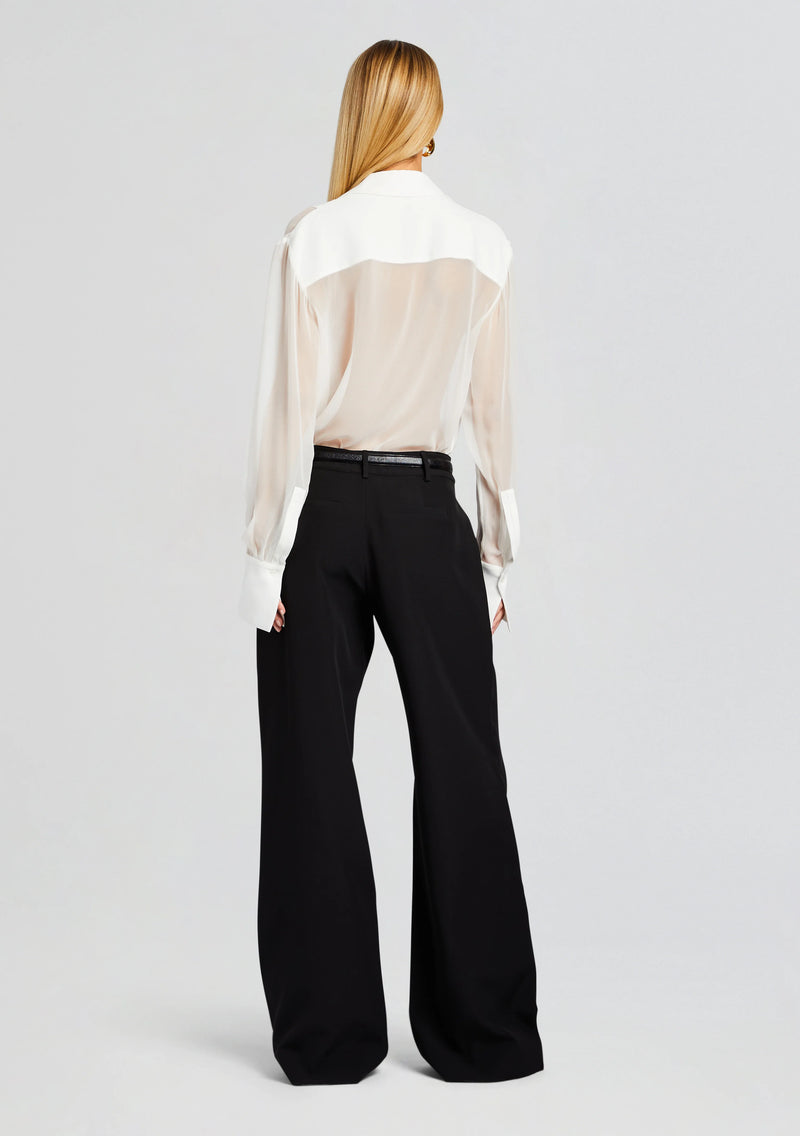 Meghan Panella Silk Blouse - White