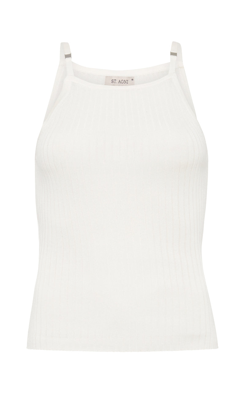 Square Tank - White