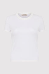 Sheer Baby Tee - White