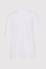 Sheer Oversize Tee - White