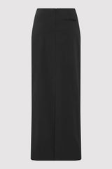 Minimal Column Skirt - Black