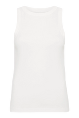 Organic Cotton Bateau Tank - White