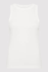 Organic Cotton Bateau Tank - White