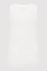 Organic Cotton Bateau Tank - White