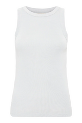 Organic Cotton Bateau Tank - Silver