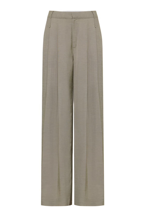Melange Double Loop Pants - Rye