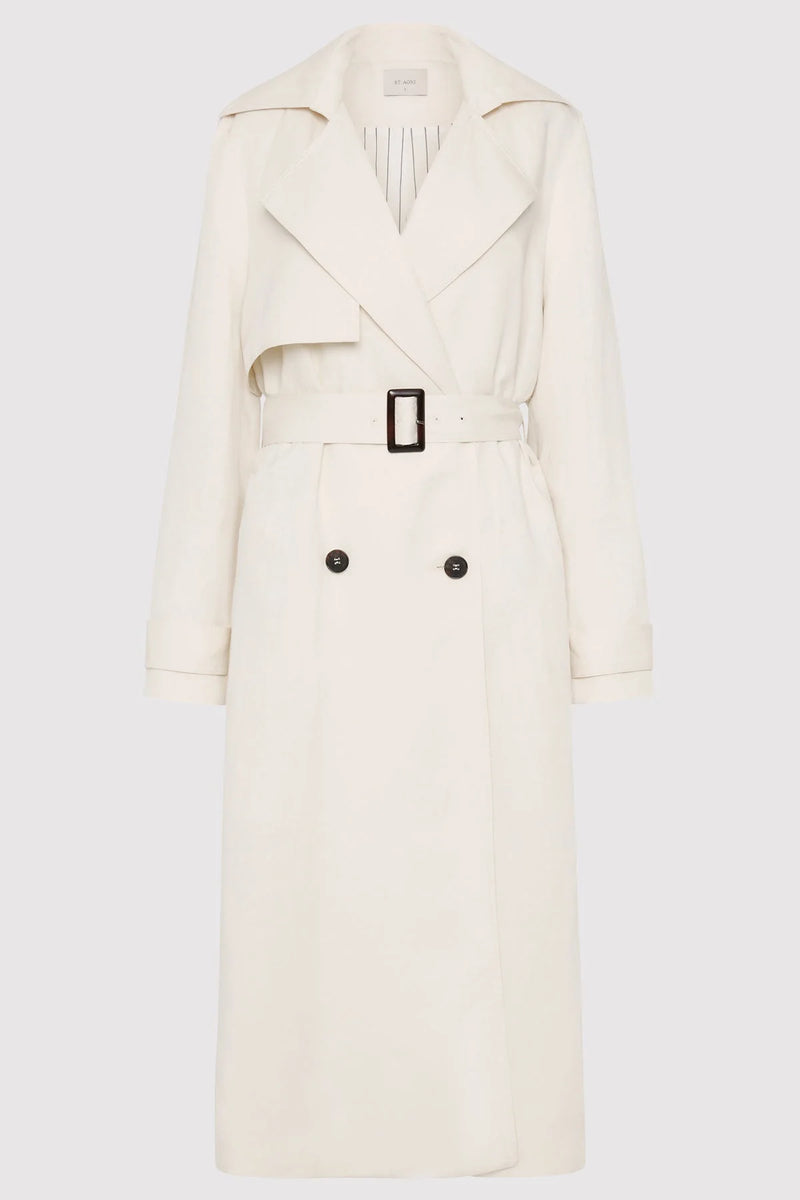 Soft Tailored Trench - Tofu