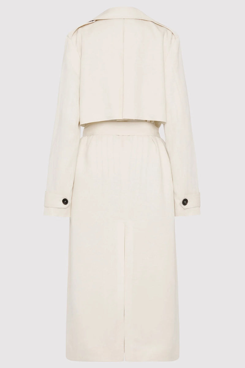 Soft Tailored Trench - Tofu