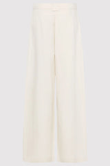 Wide Leg Pleat Pant - Tofu