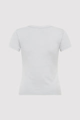 Organic Cotton Baby Tee - Silver