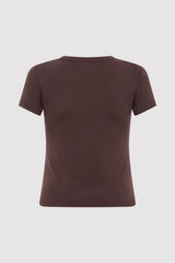 Organic Cotton Baby Tee - Raisin