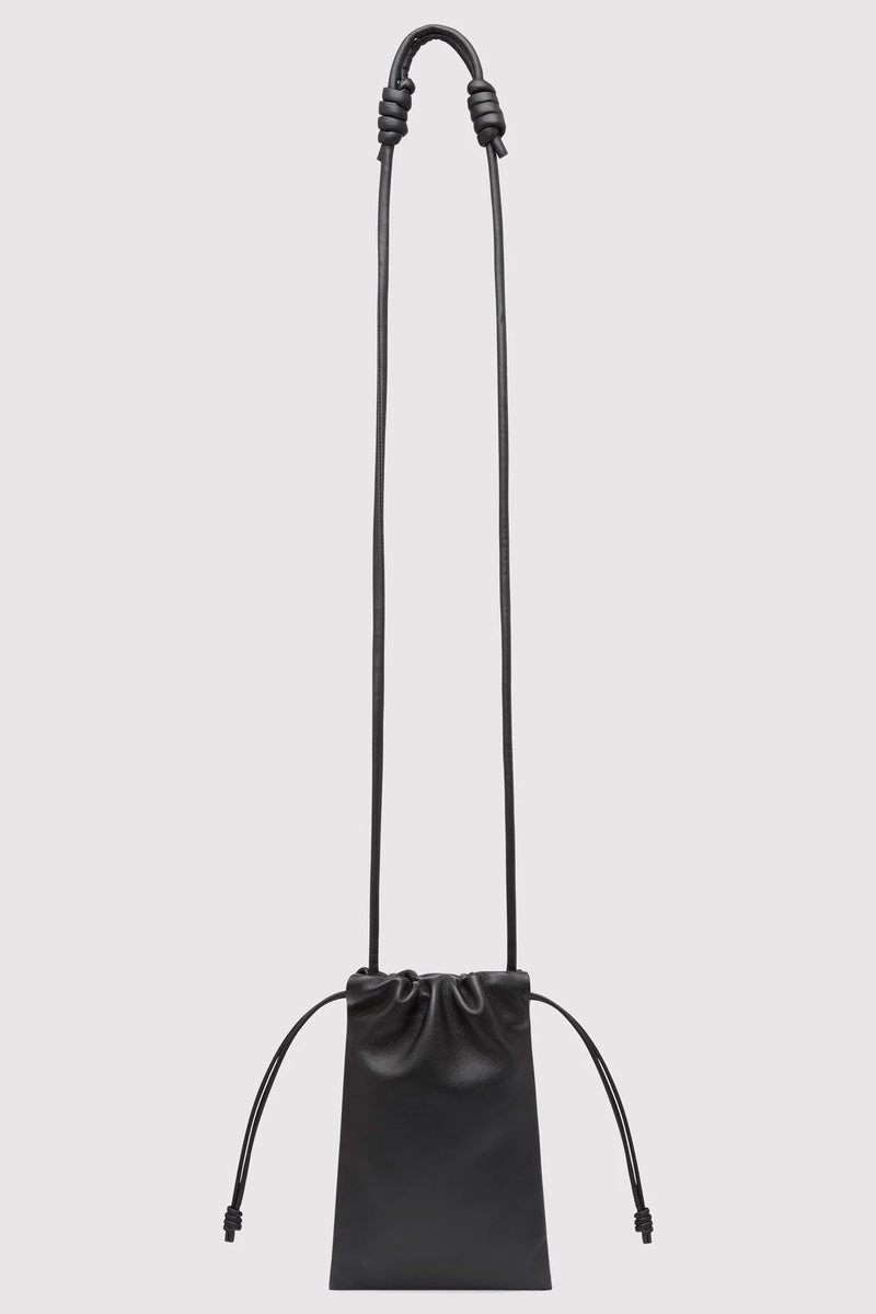 Soft Drawstring Pouch - Black