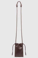 Soft Drawstring Pouch - Chocolate