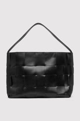 Woven Large Tote - Black