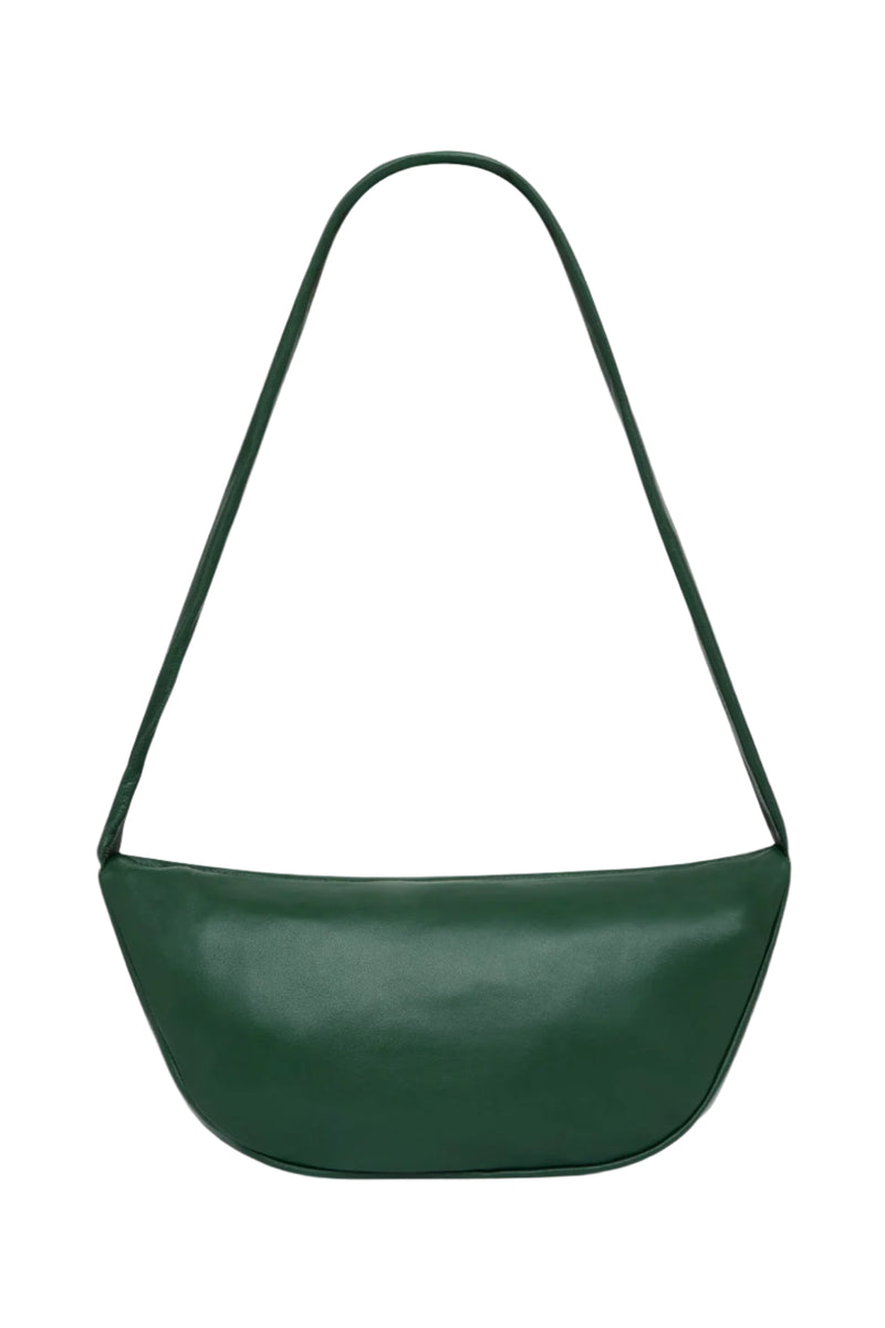 Soft Crescent Bag - Forest Green