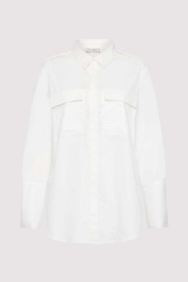 Classic Utility Shirt - White