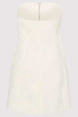 Tailored Strapless Top - Ivory