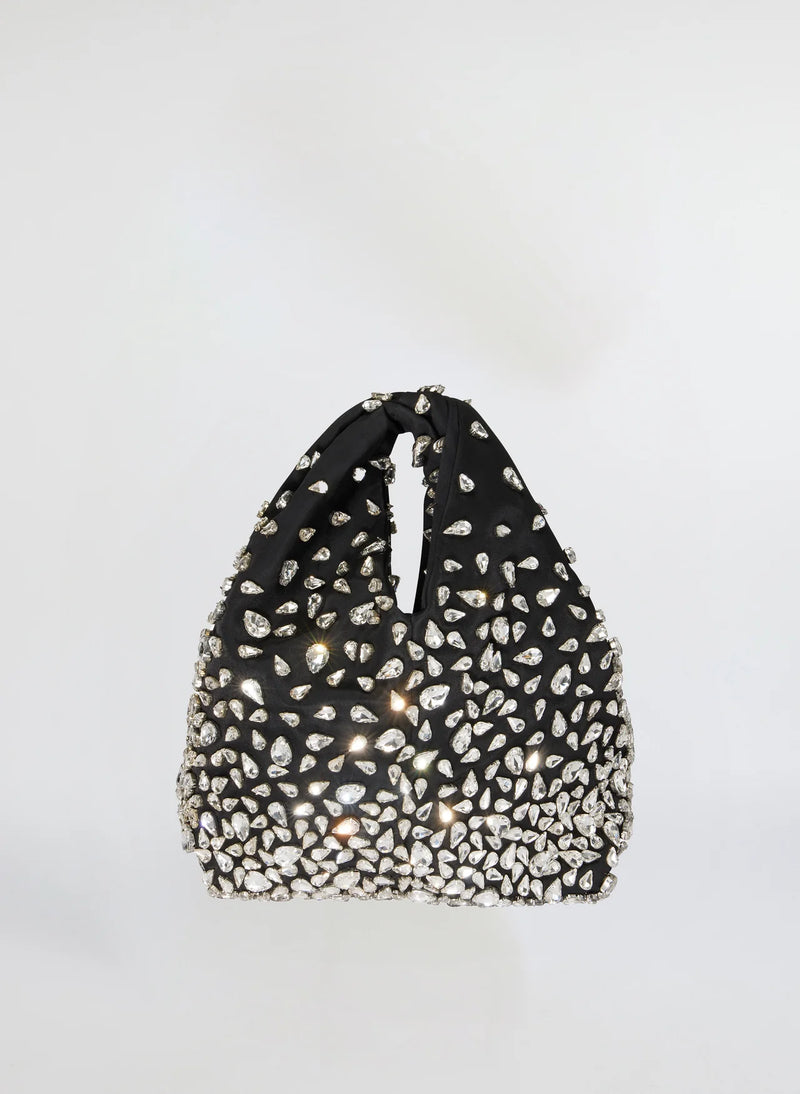 Simone Bag - Black/Crystal