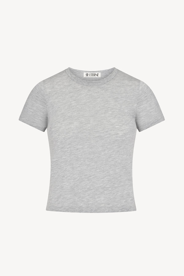 Short Sleeve Baby Tee - Heather Grey