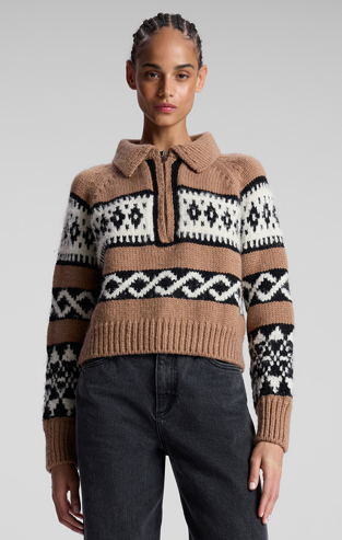 Carter Sweater - Camel Mult