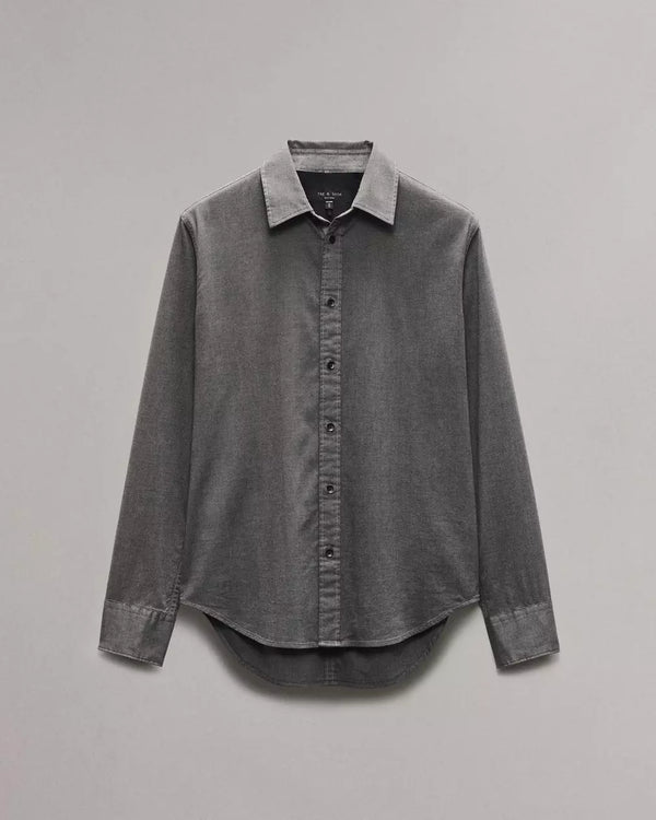 Tomlin Stretch Dobby Shirt - Dark Grey