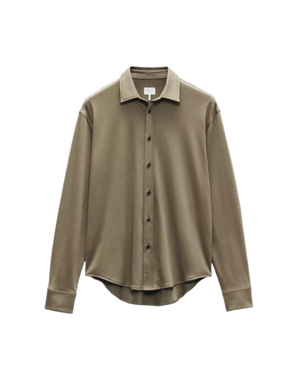 Pure Pima Tomlin Shirt - Army