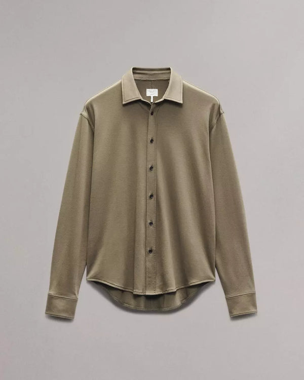 Pure Pima Tomlin Shirt - Army