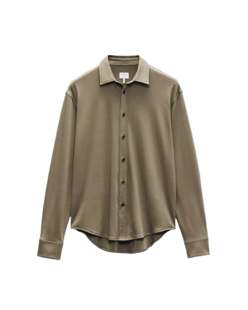 Pure Pima Tomlin Shirt - Army