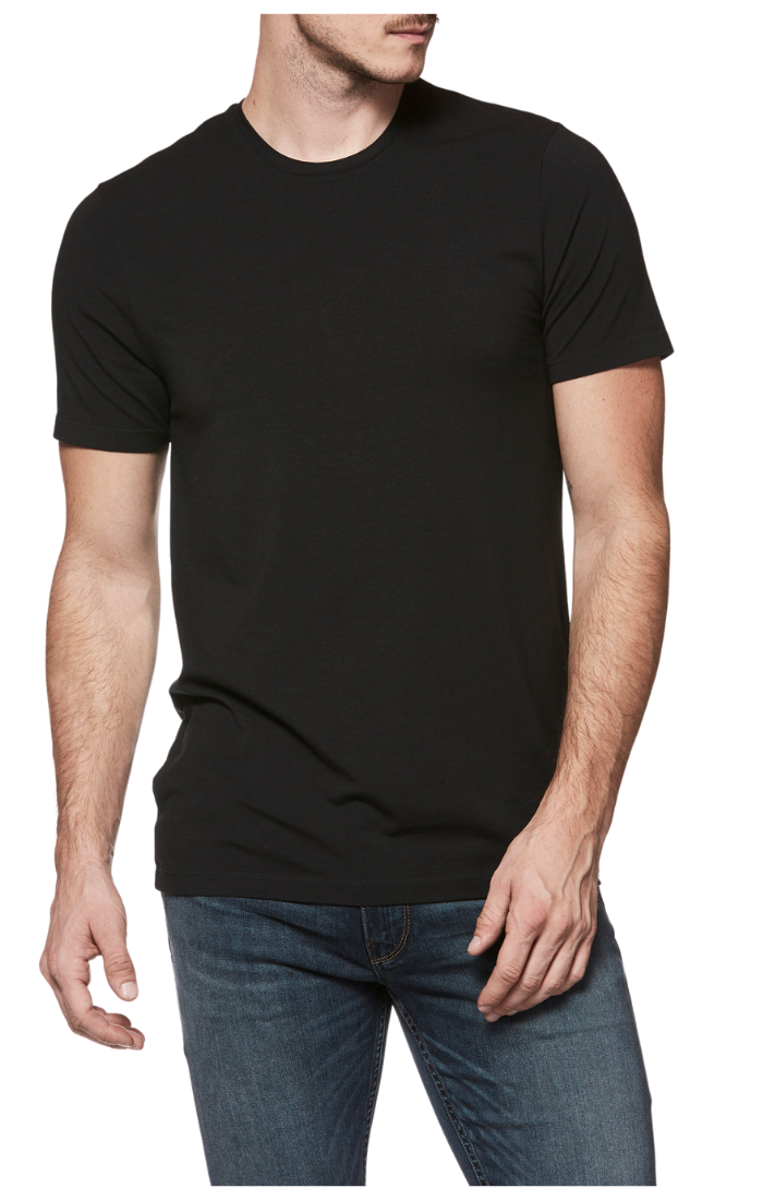 Cash Crew Neck Tee - Black