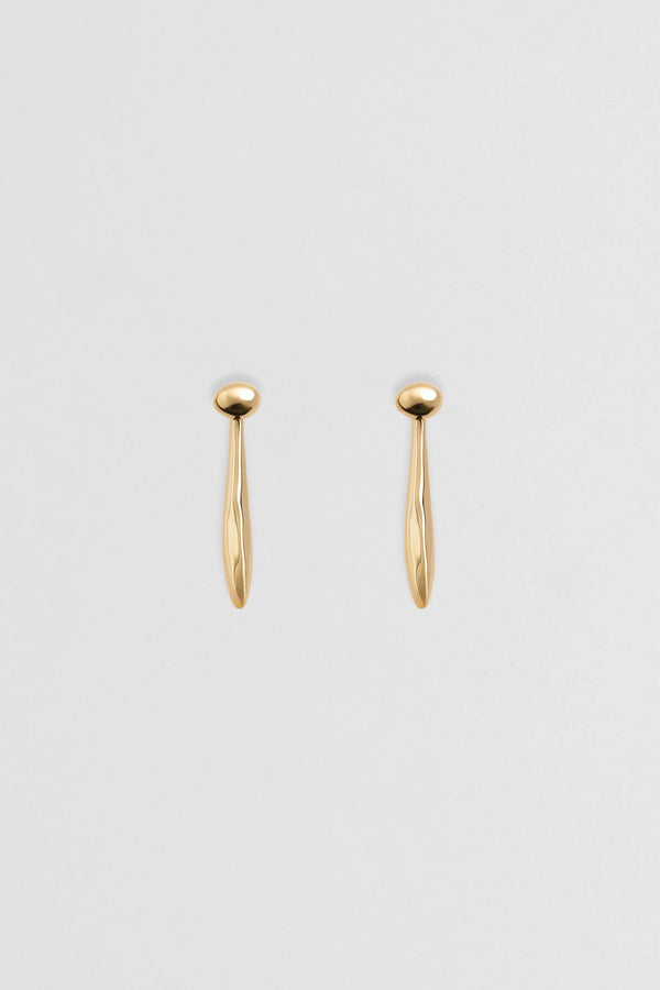 Verso Drop Earrings - Gold