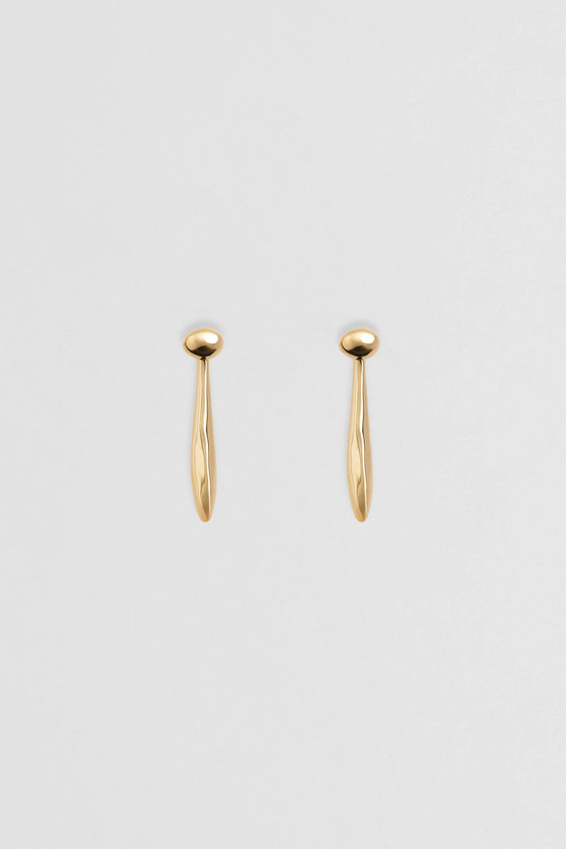 Verso Drop Earrings - Gold