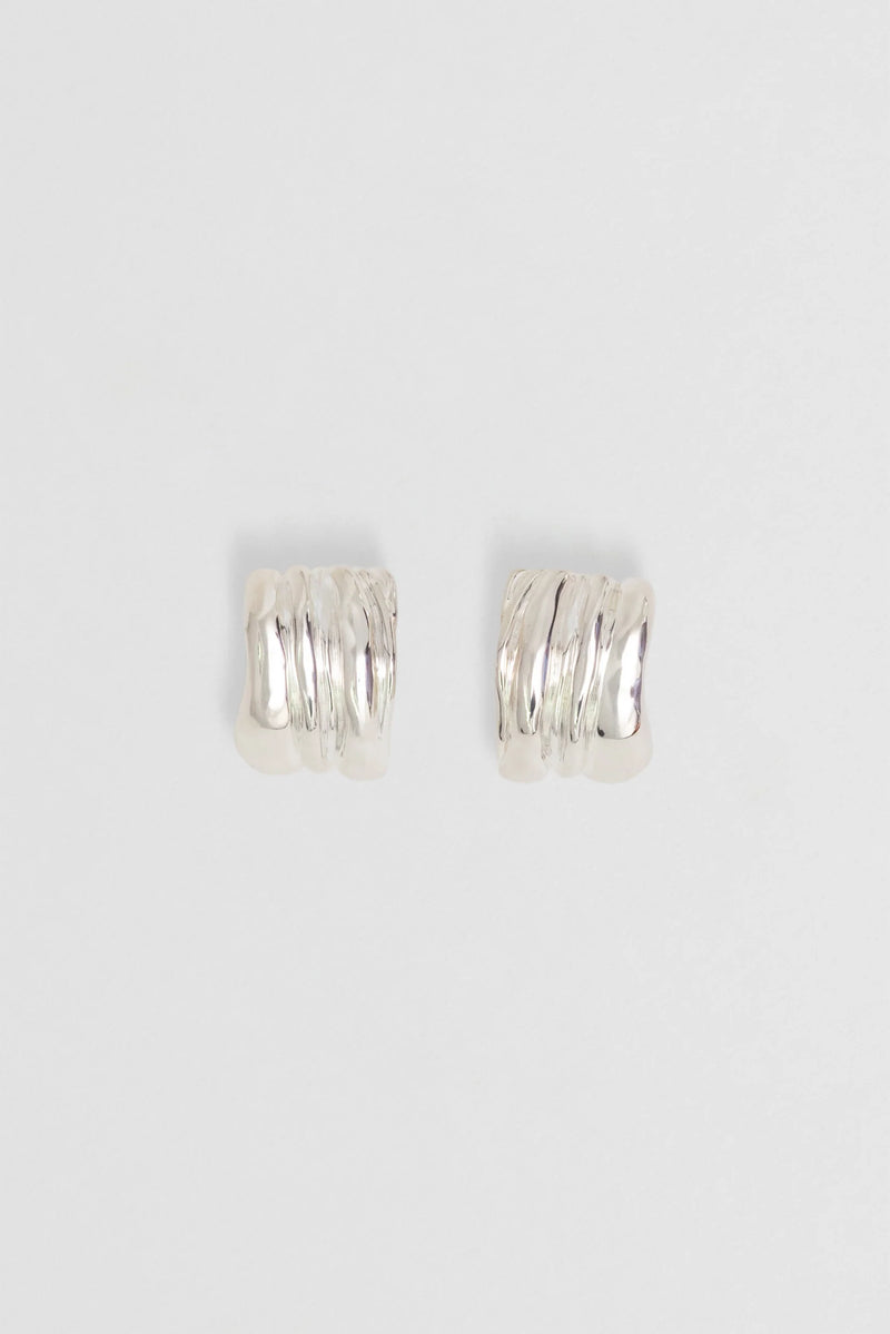 Vertigo Earrings - Silver