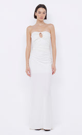 Emilia Strapless Dress - Ivory