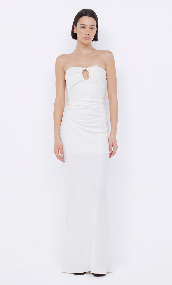 Emilia Strapless Dress - Ivory
