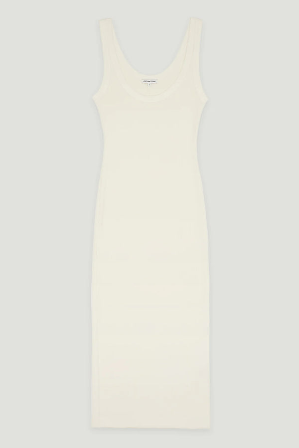 Verona Midi Dress - Bone