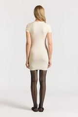 Verona Tee Mini Dress - Bone