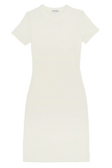 Verona Tee Mini Dress - Bone