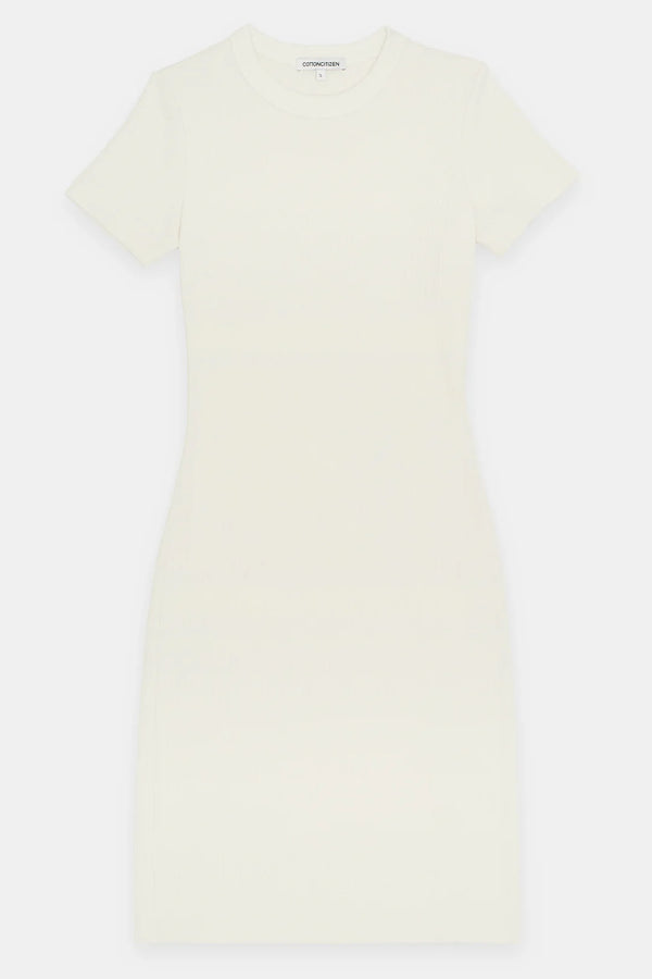 Verona Tee Mini Dress - Bone