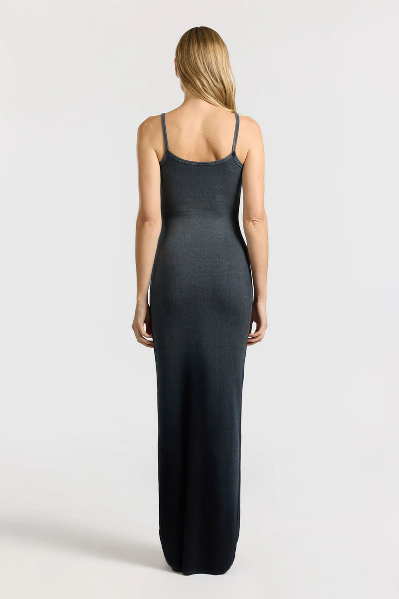 Verona Spaghetti Maxi Dress - Black Cast