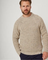 Waffle Crew Neck Jumper - Skiddaw