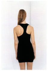 Asym Racer Dress - Black