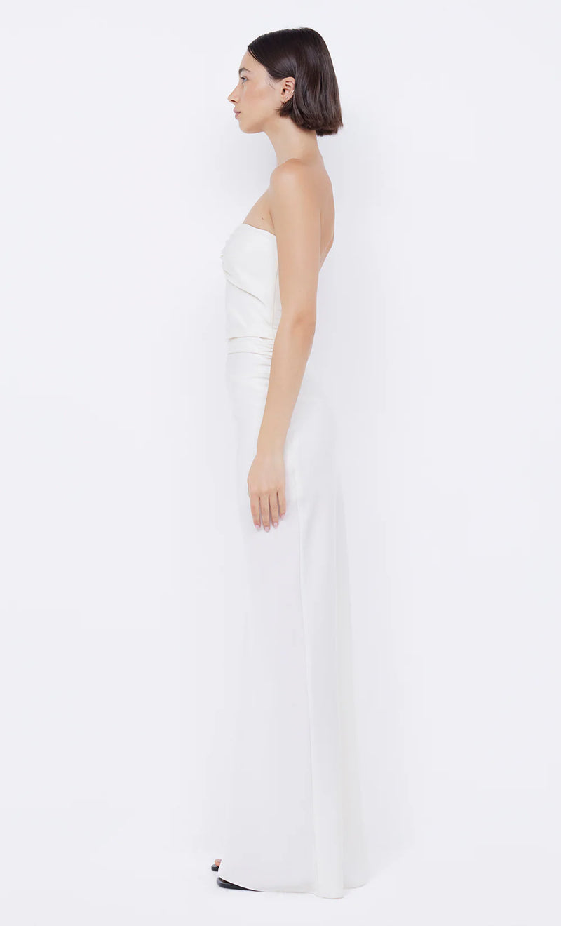 Emilia Strapless Dress - Ivory